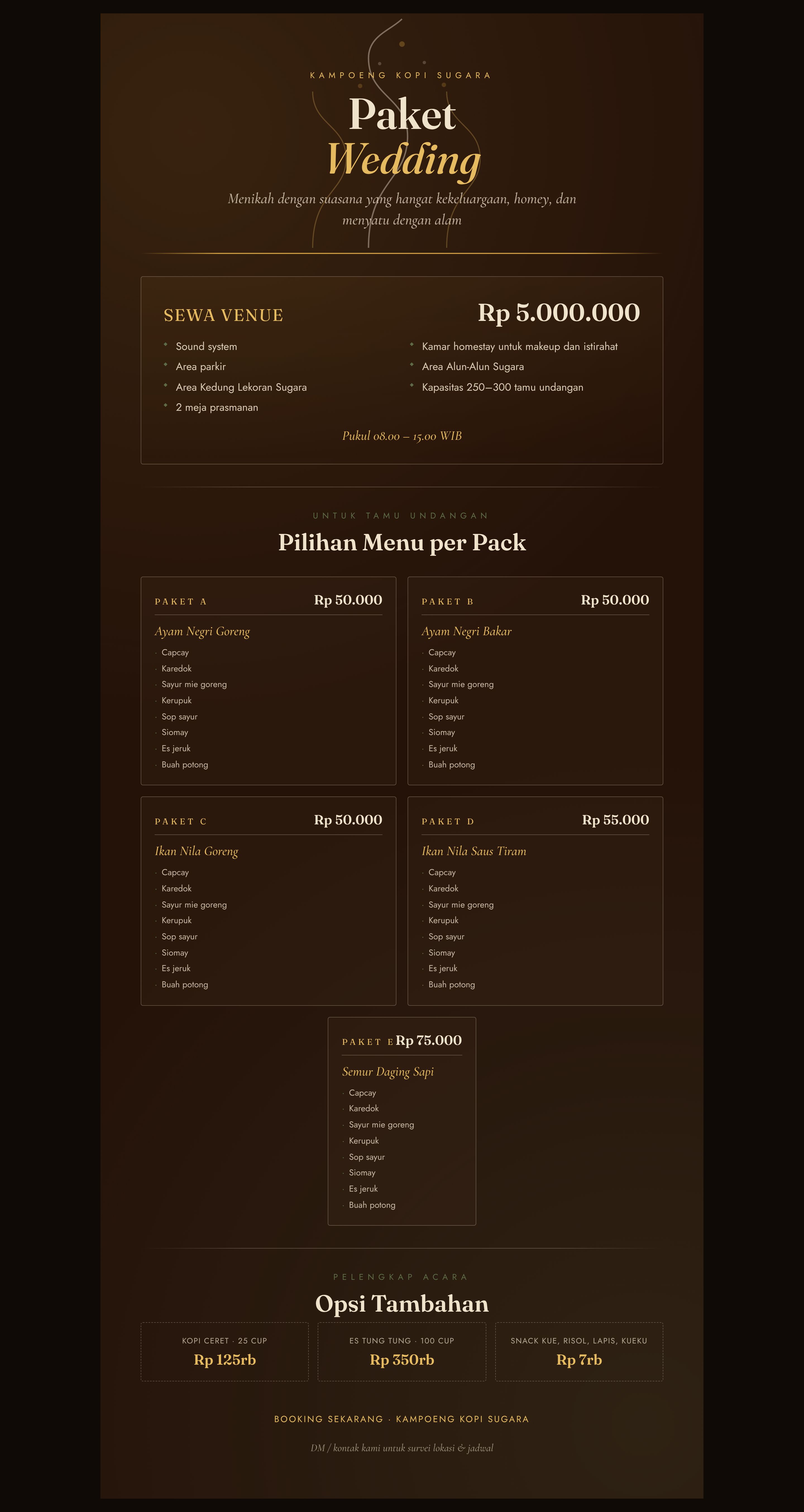 PAKET WEDDING
