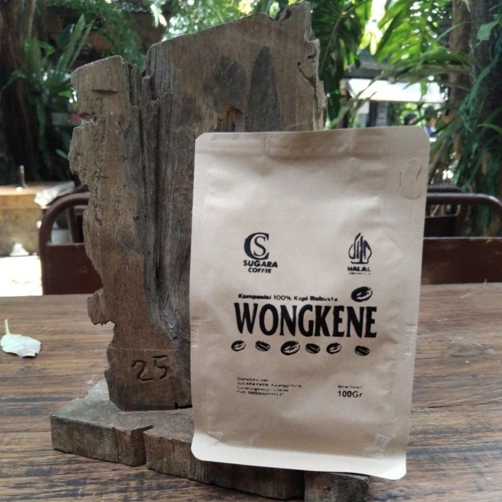 Kopi robusta bubuk wongkene 100gr